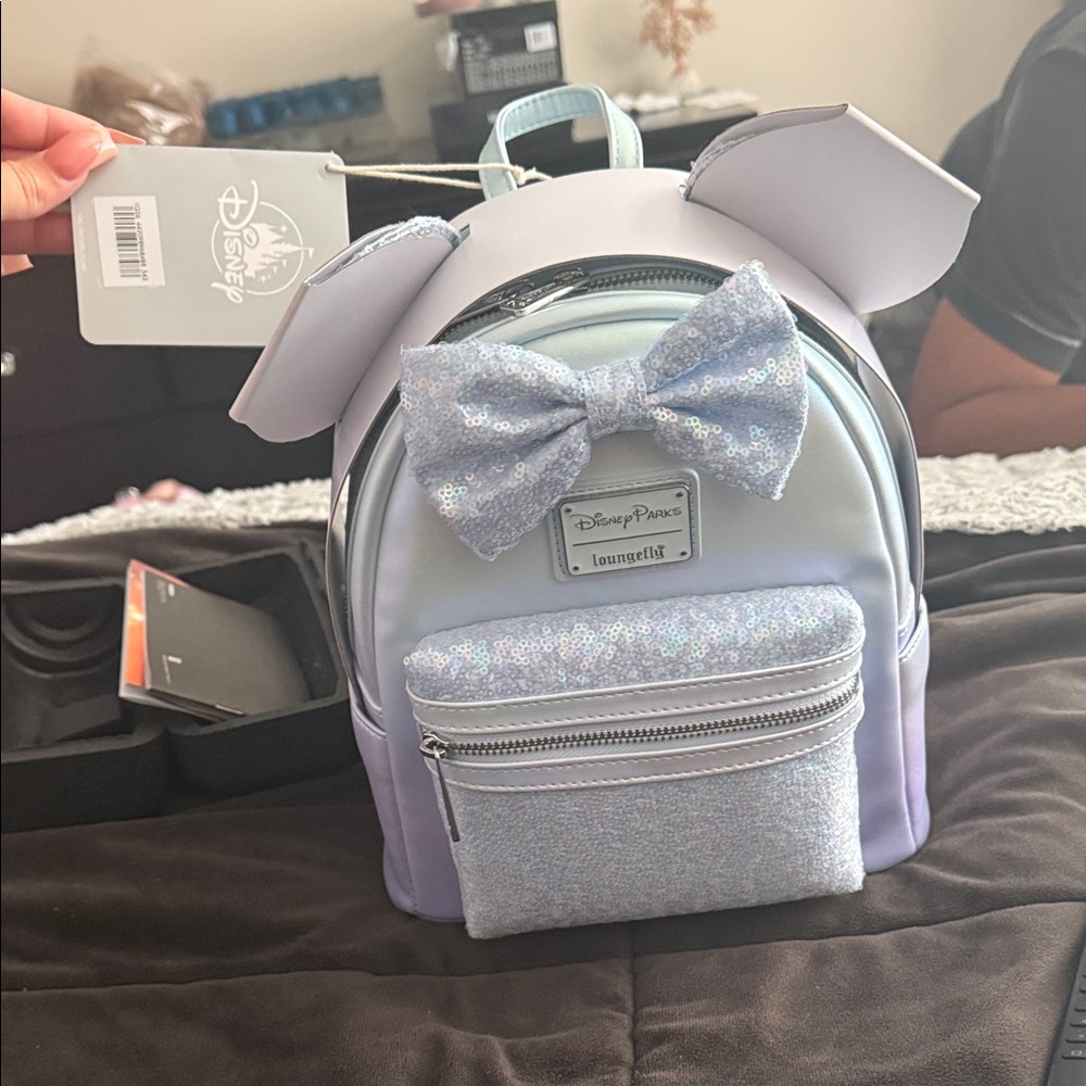 Loungefly Kids Backpack - Lavender and Silver